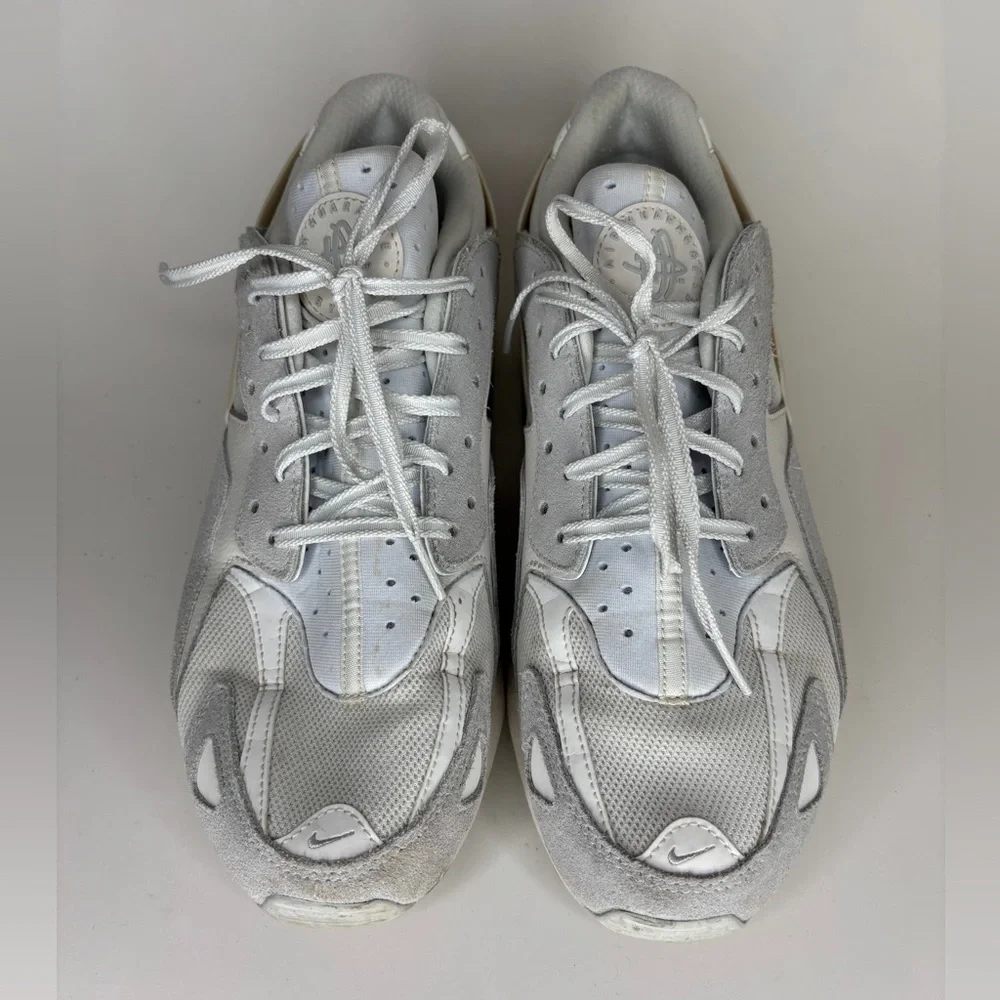 Nike Air Huarache Runner Summit White Platinum DZ3306-100 Mens Size 11.5 Shoes - Picture 2 of 16